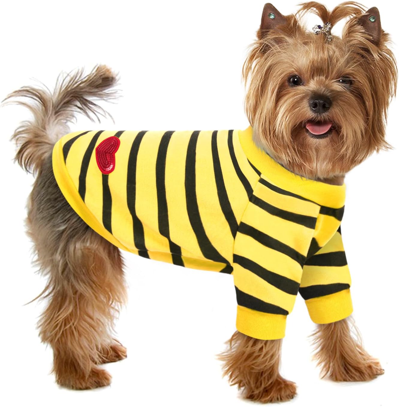 Dog Shirts for Small Dogs, Pet Striped T-Shirts, Dog Tee Shirts for Summer | Dog Shirt Vest for Small Breeds Like Chihuahuas, Yorkies, and Small French Bulldog, Year-Round Style with Tank-Style