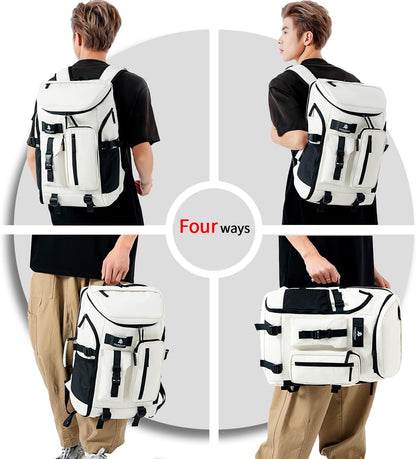 Gym Duffle Bag Backpack 4-Way Waterproof with Shoes Compartment for travel Sport Hiking laptop - Colors B