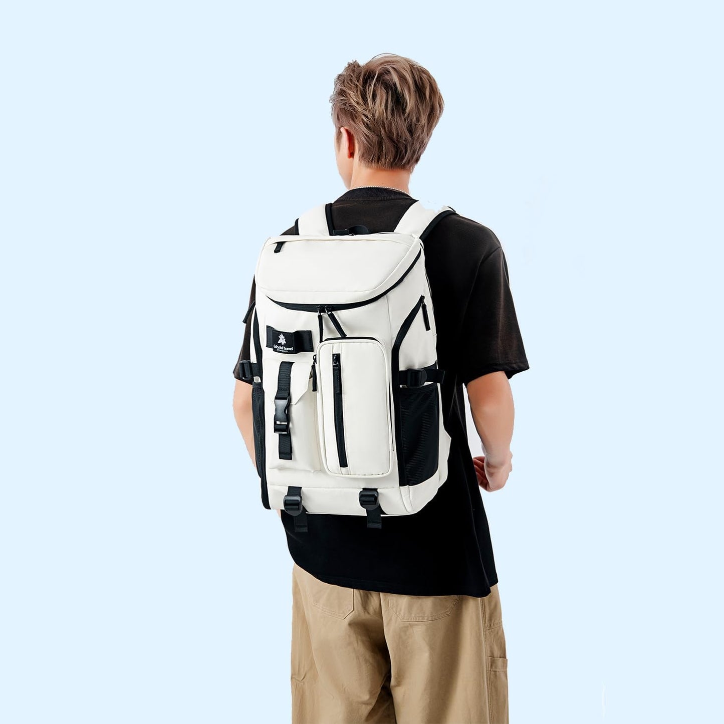 Gym Duffle Bag Backpack 4-Way Waterproof with Shoes Compartment for travel Sport Hiking laptop - Colors B