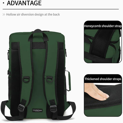 Gym Duffle Bag Backpack 4-Way Waterproof with Shoes Compartment for travel Sport Hiking laptop - Colors B