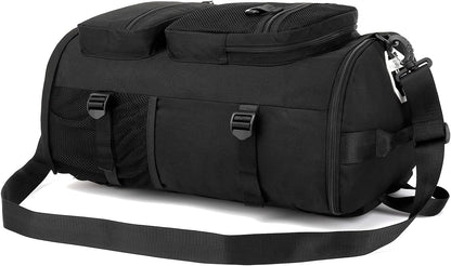 Gym Duffle Bag Backpack 4-Way Waterproof with Shoes Compartment for travel Sport Hiking laptop - Colors B