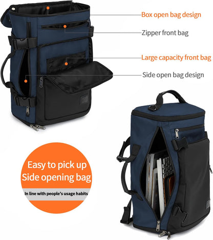 Gym Duffle Bag Backpack 4-Way Waterproof with Shoes Compartment for travel Sport Hiking laptop - Colors B