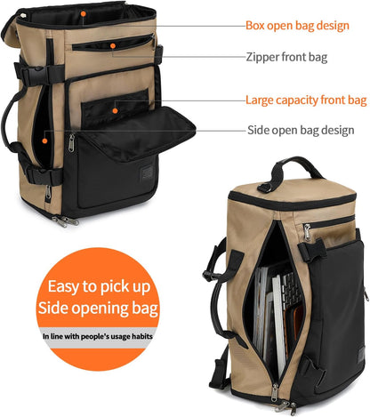 Gym Duffle Bag Backpack 4-Way Waterproof with Shoes Compartment for travel Sport Hiking laptop - Colors B