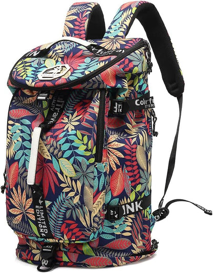 Gym Duffle Bag Backpack 4-Way Waterproof with Shoes Compartment for travel Sport Hiking laptop - Colors B