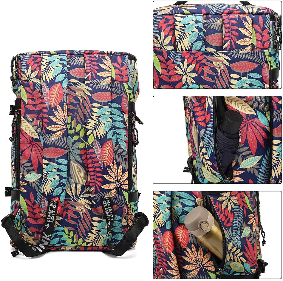 Gym Duffle Bag Backpack 4-Way Waterproof with Shoes Compartment for travel Sport Hiking laptop - Colors B