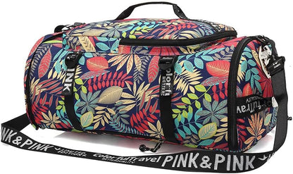 Gym Duffle Bag Backpack 4-Way Waterproof with Shoes Compartment for travel Sport Hiking laptop - Colors B