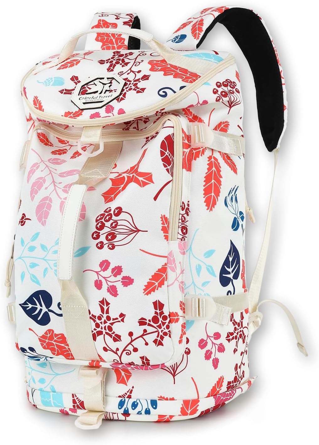Gym Duffle Bag Backpack 4-Way Waterproof with Shoes Compartment for travel Sport Hiking laptop - Colors B