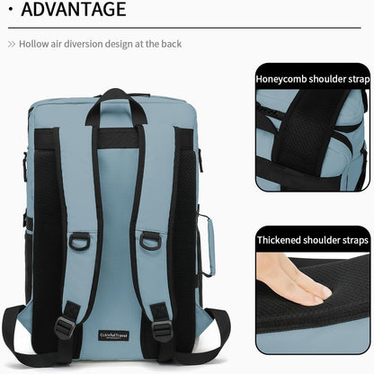Gym Duffle Bag Backpack 4-Way Waterproof with Shoes Compartment for travel Sport Hiking laptop - Colors B