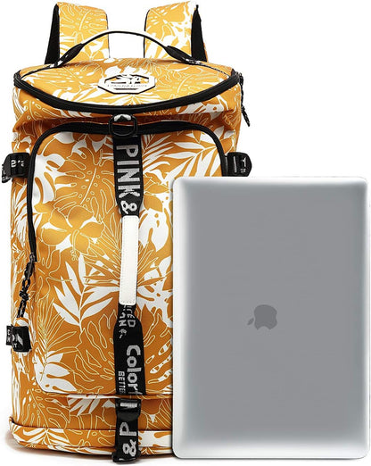 Gym Duffle Bag Backpack 4-Way Waterproof with Shoes Compartment for travel Sport Hiking laptop - Colors B