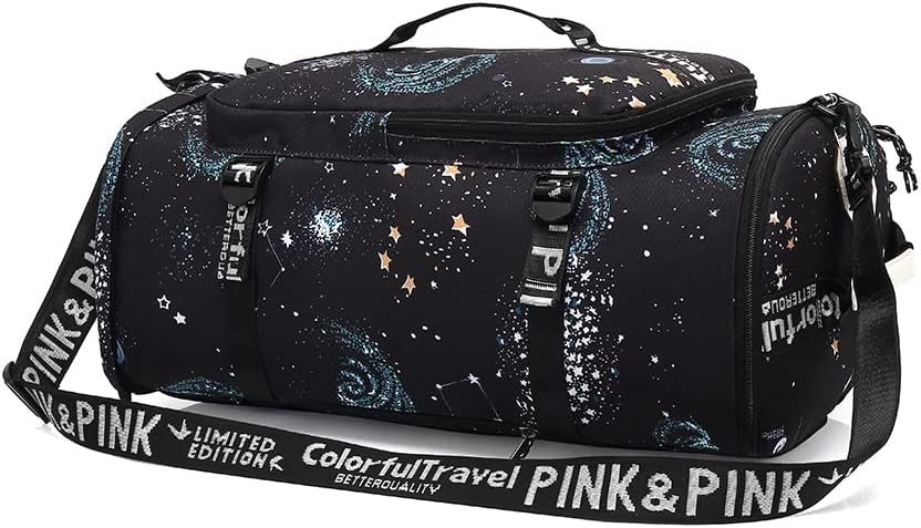 Gym Duffle Bag Backpack 4-Way Waterproof with Shoes Compartment for travel Sport Hiking laptop - Colors B