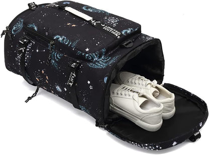 Gym Duffle Bag Backpack 4-Way Waterproof with Shoes Compartment for travel Sport Hiking laptop - Colors B