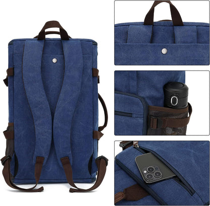 Gym Duffle Bag Backpack 4-Way Waterproof with Shoes Compartment for travel Sport Hiking laptop - Colors B