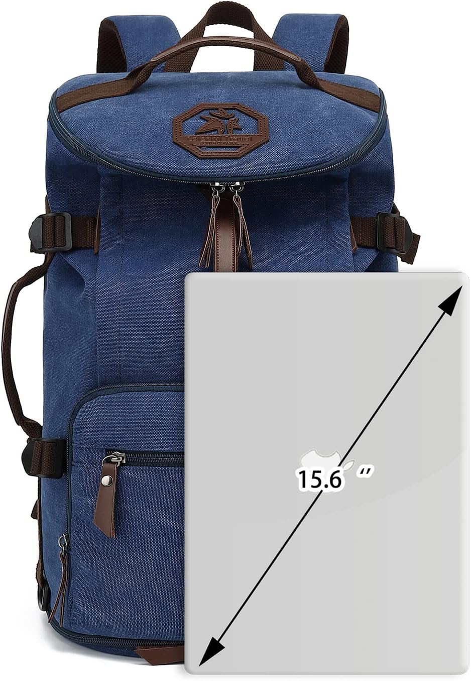 Gym Duffle Bag Backpack 4-Way Waterproof with Shoes Compartment for travel Sport Hiking laptop - Colors B