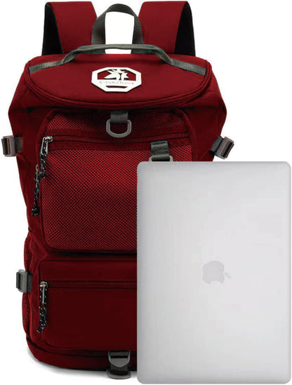 Gym Duffle Bag Backpack 4-Way Waterproof with Shoes Compartment for travel Sport Hiking laptop - Colors B