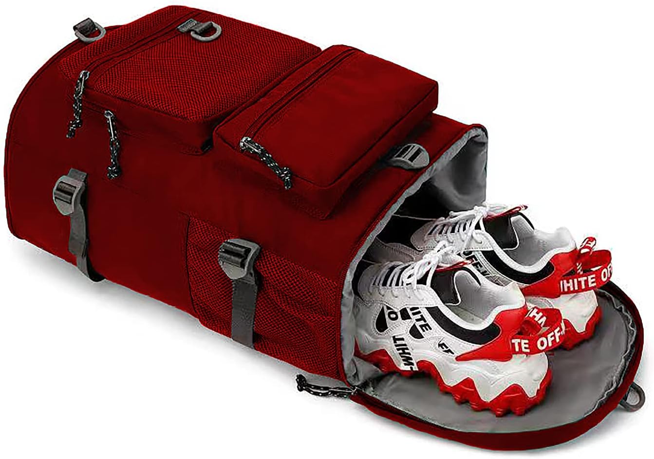 Gym Duffle Bag Backpack 4-Way Waterproof with Shoes Compartment for travel Sport Hiking laptop - Colors B