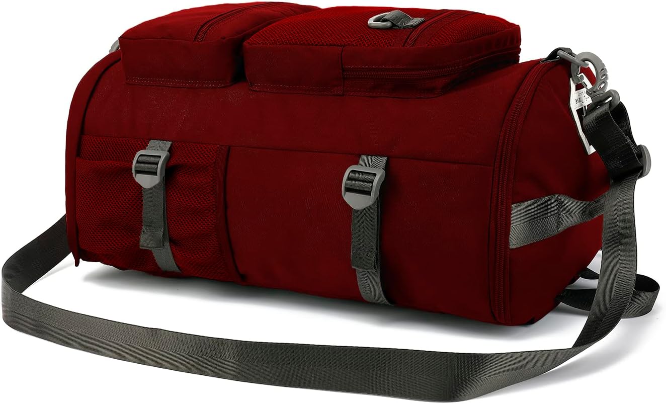 Gym Duffle Bag Backpack 4-Way Waterproof with Shoes Compartment for travel Sport Hiking laptop - Colors B
