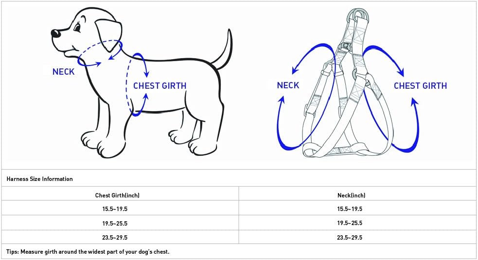2 Colors Soft & Comfy Step-in Urban Chic Diamond Pattern Padded Dog Harness, Chest Girth 19.5" - 25.5", Sparking Yellow, Medium, Adjustable Harnesses for Dogs