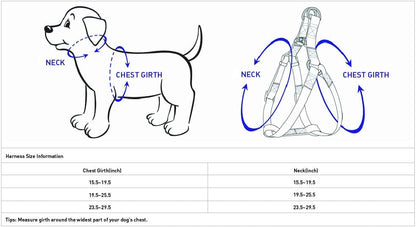 2 Colors Soft & Comfy Step-in Urban Chic Diamond Pattern Padded Dog Harness, Chest Girth 19.5" - 25.5", Sparking Yellow, Medium, Adjustable Harnesses for Dogs