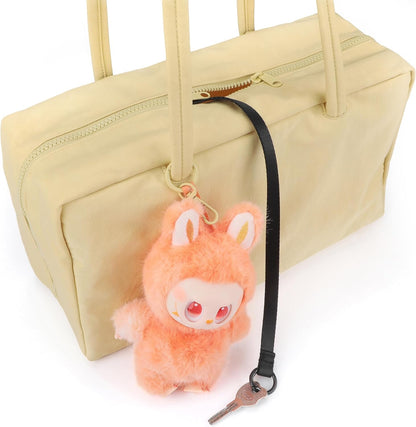Nylon Bowler Bag for Women: Slouchy Lightweight with Charm Loop | Shoulder,Handbags,Tote,Hobo,Cute,East-West,Key Strap,Small,Roomy,Machine Washable,Everyday Use Outings