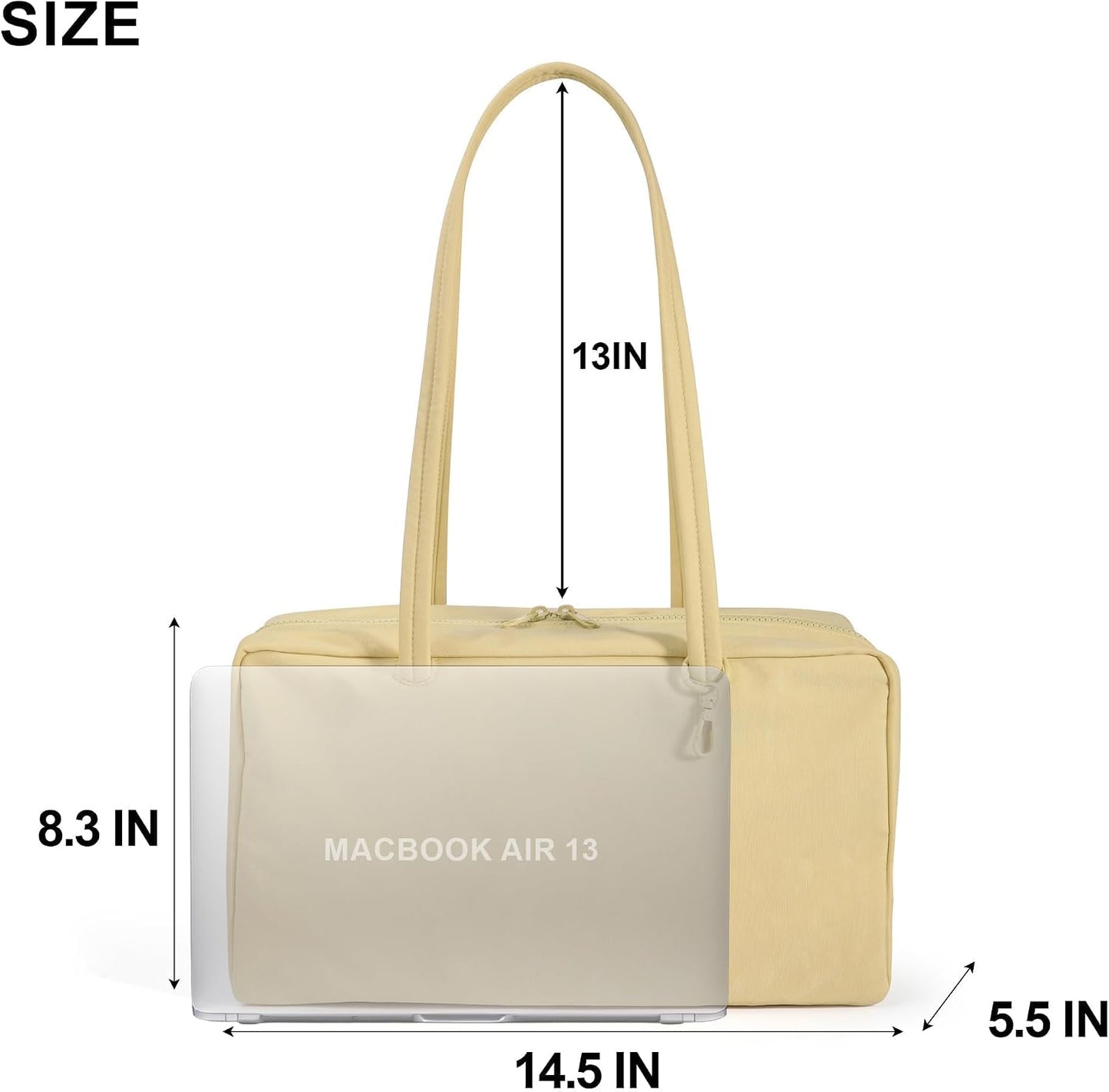 Nylon Bowler Bag for Women: Slouchy Lightweight with Charm Loop | Shoulder,Handbags,Tote,Hobo,Cute,East-West,Key Strap,Small,Roomy,Machine Washable,Everyday Use Outings