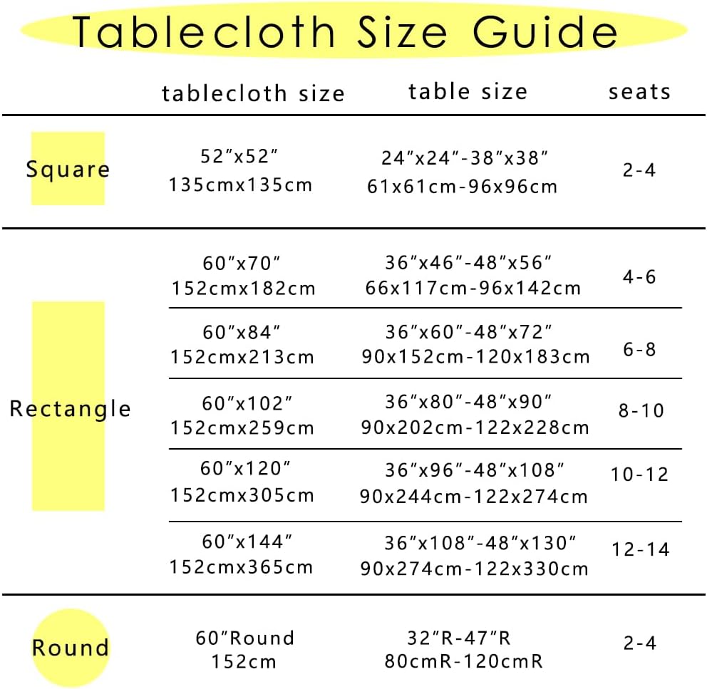 Yellow Gingham Tablecloth for Rectangle Tables-Checkered Table Cloth Waterproof Kitchen & Table Linens-Polyester Buffalo Plaid Wrinkle Free Table Cover(Light Yellow 60x72in)