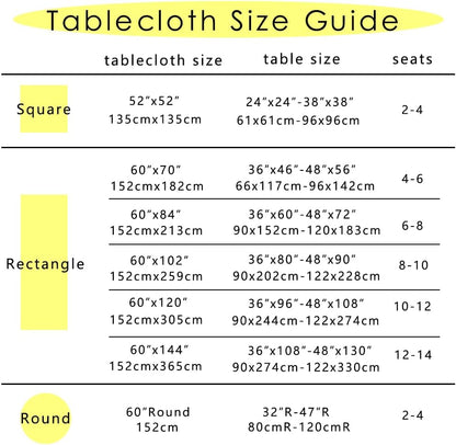 Yellow Gingham Tablecloth for Rectangle Tables-Checkered Table Cloth Waterproof Kitchen & Table Linens-Polyester Buffalo Plaid Wrinkle Free Table Cover(Light Yellow 60x72in)
