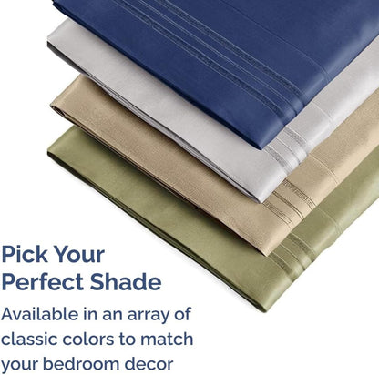 Queen Pillow Cases Set of 2 - Ultra Soft Hotel Quality Pillowcase Covers - Comfy, Cozy & Wrinkle Free - Shrinkage, Stain and Fade Resistant - Machine Washable Pillow Protectors - 2 Piece Set - Yellow