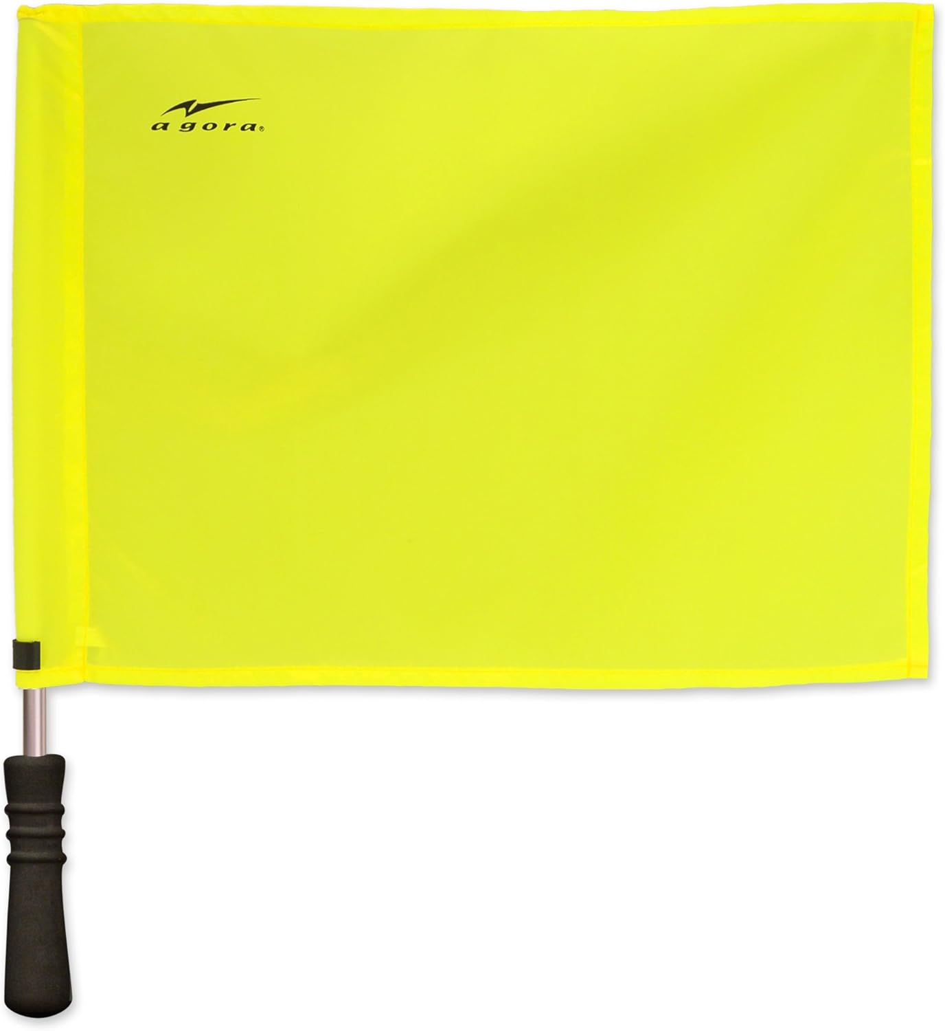 Pro Line Premium Regulation Soccer Referee Flags with Case, Red/Yellow