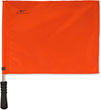 Pro Line Premium Regulation Soccer Referee Flags with Case, Red/Yellow