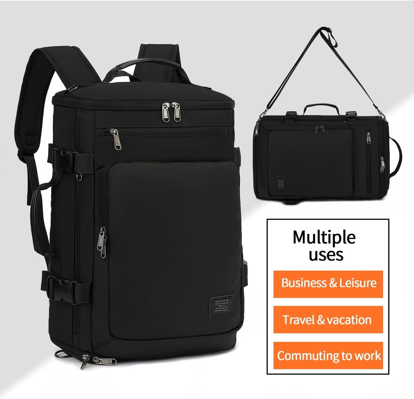 Gym Duffle Bag Backpack 4-Way Waterproof with Shoes Compartment for travel Sport Hiking laptop - Colors A