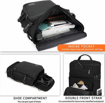 Gym Duffle Bag Backpack 4-Way Waterproof with Shoes Compartment for travel Sport Hiking laptop - Colors A