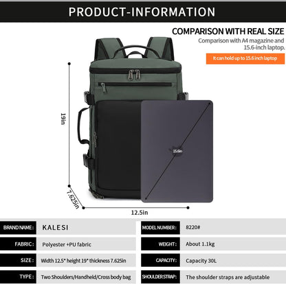 Gym Duffle Bag Backpack 4-Way Waterproof with Shoes Compartment for travel Sport Hiking laptop - Colors A