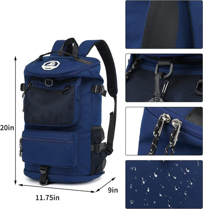 Gym Duffle Bag Backpack 4-Way Waterproof with Shoes Compartment for travel Sport Hiking laptop - Colors A