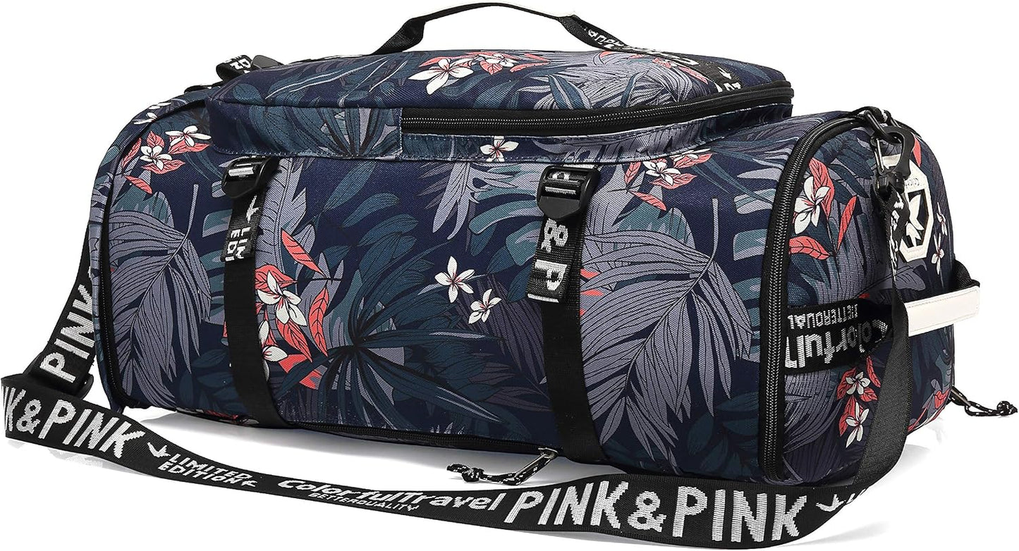 Gym Duffle Bag Backpack 4-Way Waterproof with Shoes Compartment for travel Sport Hiking laptop - Colors A
