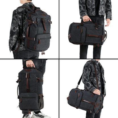 Gym Duffle Bag Backpack 4-Way Waterproof with Shoes Compartment for travel Sport Hiking laptop - Colors A