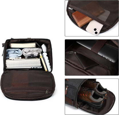 Gym Duffle Bag Backpack 4-Way Waterproof with Shoes Compartment for travel Sport Hiking laptop - Colors A