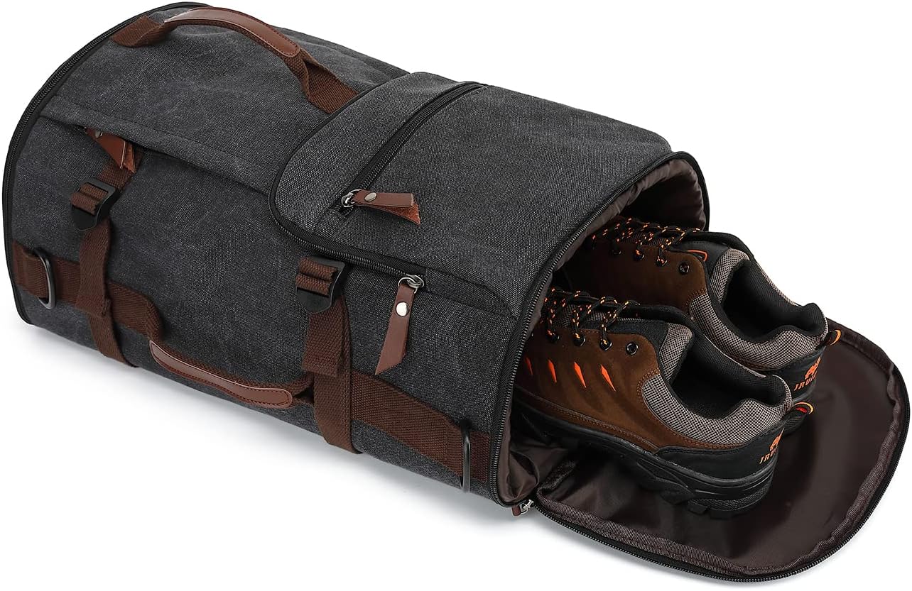 Gym Duffle Bag Backpack 4-Way Waterproof with Shoes Compartment for travel Sport Hiking laptop - Colors A