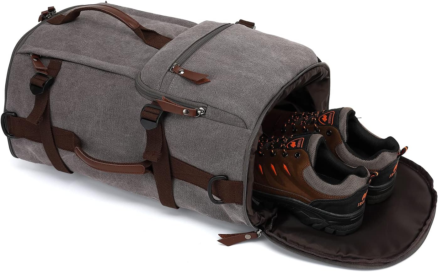 Gym Duffle Bag Backpack 4-Way Waterproof with Shoes Compartment for travel Sport Hiking laptop - Colors A