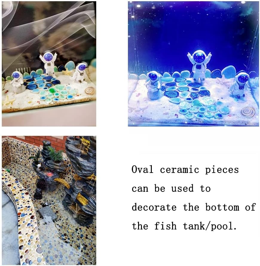 60 Pieces Kiln Transformation Ceramics Mosaic Tiles for Crafts, Yellow Raindrop Bulk Ceramics Pieces Mosaic Supplies for Mosaic Projects Home Decoration(18x28mm)