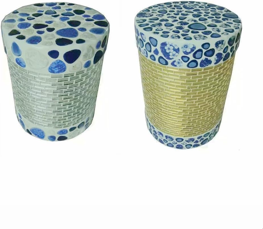 60 Pieces Kiln Transformation Ceramics Mosaic Tiles for Crafts, Yellow Raindrop Bulk Ceramics Pieces Mosaic Supplies for Mosaic Projects Home Decoration(18x28mm)