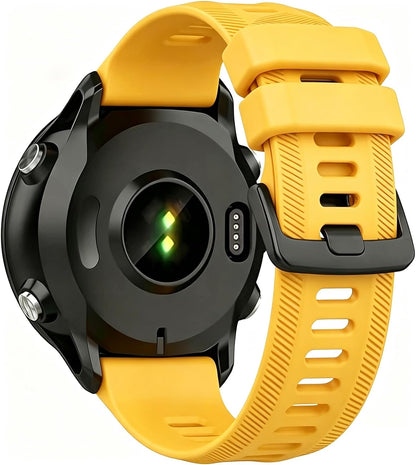 Band for Garmin Forerunner 955 Watch - Soft Silicone Replacement Band Strap for 955 Smart Watch Compatible with Women Men