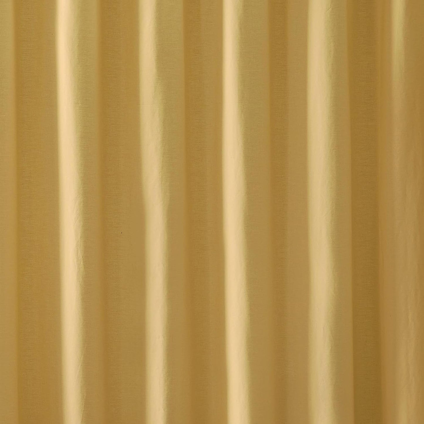 Solid Cotton Percale Mustard Yellow Shower Curtain, Solid Color Themed, Oeko-TEX Certified Confidence