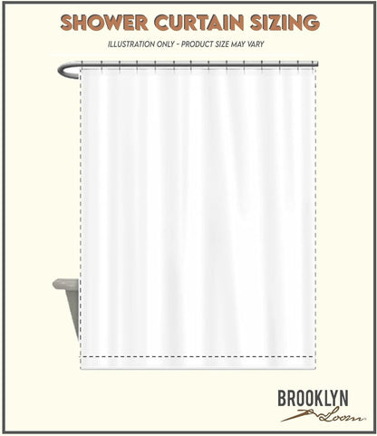 Solid Cotton Percale Mustard Yellow Shower Curtain, Solid Color Themed, Oeko-TEX Certified Confidence