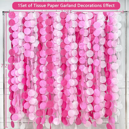 192Ft Yellow Party Decorations Ombre Yellow White Big Polka Dots Backdrop Streamer Gradient Yellow Tissue Paper Circle Dot Hanging Garland for Lemon Bee Sunflower Birthday Party Supplies