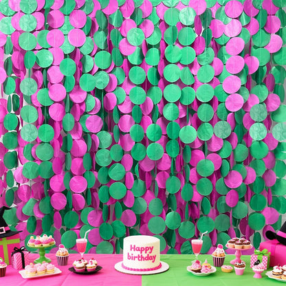 192Ft Yellow Party Decorations Ombre Yellow White Big Polka Dots Backdrop Streamer Gradient Yellow Tissue Paper Circle Dot Hanging Garland for Lemon Bee Sunflower Birthday Party Supplies