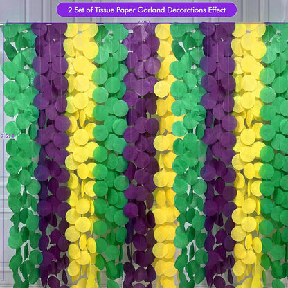 192Ft Yellow Party Decorations Ombre Yellow White Big Polka Dots Backdrop Streamer Gradient Yellow Tissue Paper Circle Dot Hanging Garland for Lemon Bee Sunflower Birthday Party Supplies