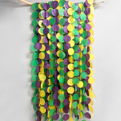 192Ft Yellow Party Decorations Ombre Yellow White Big Polka Dots Backdrop Streamer Gradient Yellow Tissue Paper Circle Dot Hanging Garland for Lemon Bee Sunflower Birthday Party Supplies