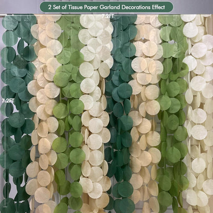 192Ft Yellow Party Decorations Ombre Yellow White Big Polka Dots Backdrop Streamer Gradient Yellow Tissue Paper Circle Dot Hanging Garland for Lemon Bee Sunflower Birthday Party Supplies
