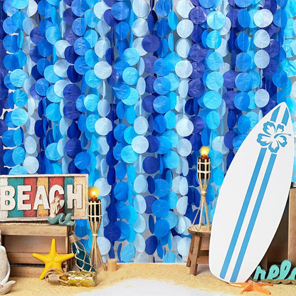 192Ft Yellow Party Decorations Ombre Yellow White Big Polka Dots Backdrop Streamer Gradient Yellow Tissue Paper Circle Dot Hanging Garland for Lemon Bee Sunflower Birthday Party Supplies