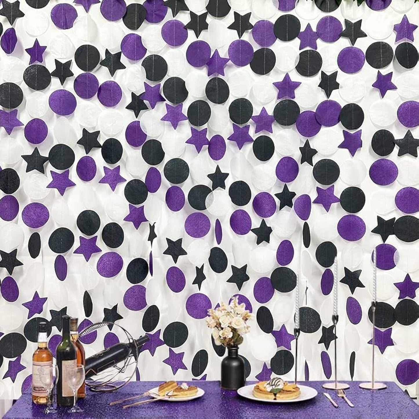 192Ft Yellow Party Decorations Ombre Yellow White Big Polka Dots Backdrop Streamer Gradient Yellow Tissue Paper Circle Dot Hanging Garland for Lemon Bee Sunflower Birthday Party Supplies